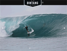 Tablet Screenshot of bintangsurfcharters.com